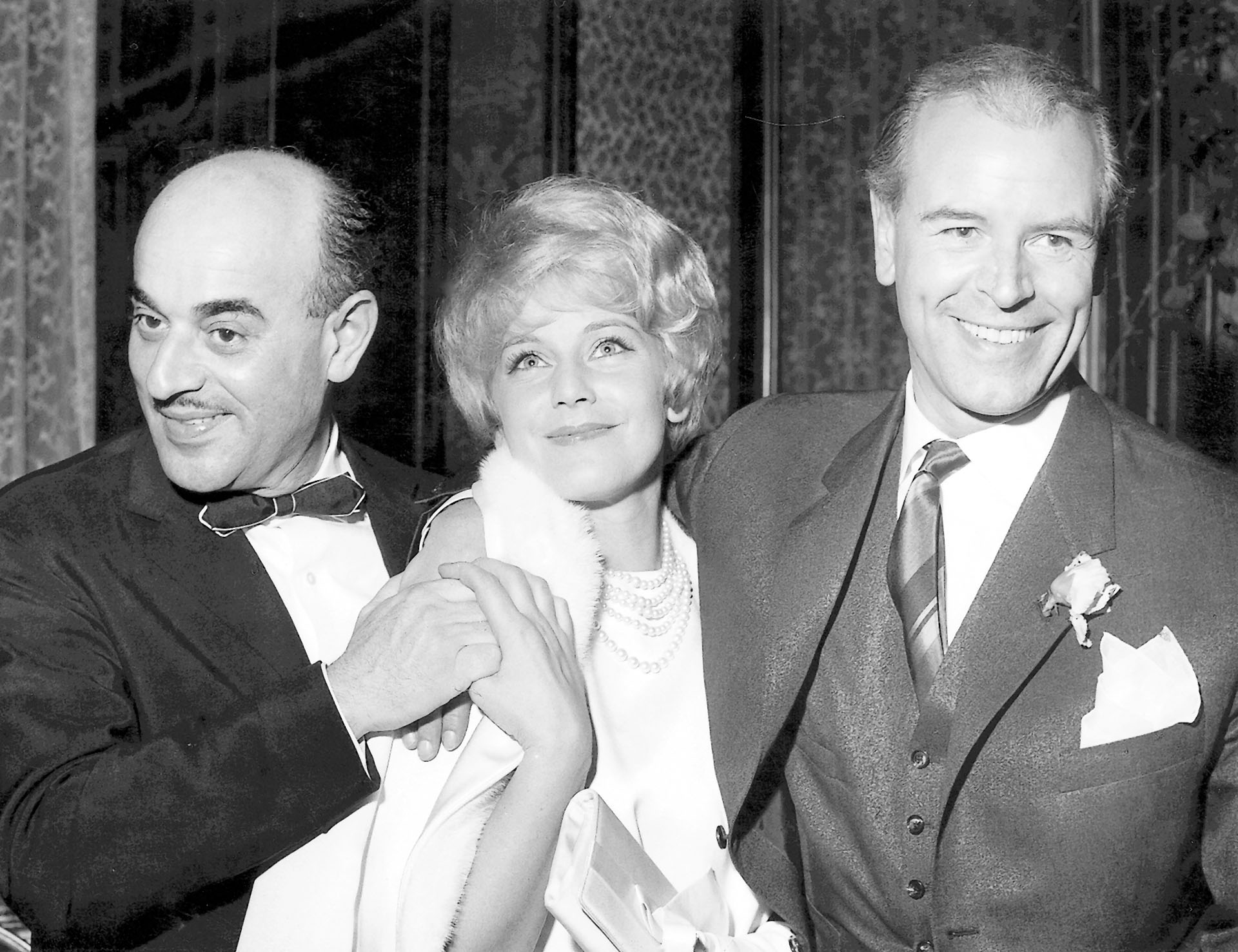 Artur Brauner mit Maria Schell und O.W. Fischer Artur Brauner mit Maria Schell und O.W. Fischer