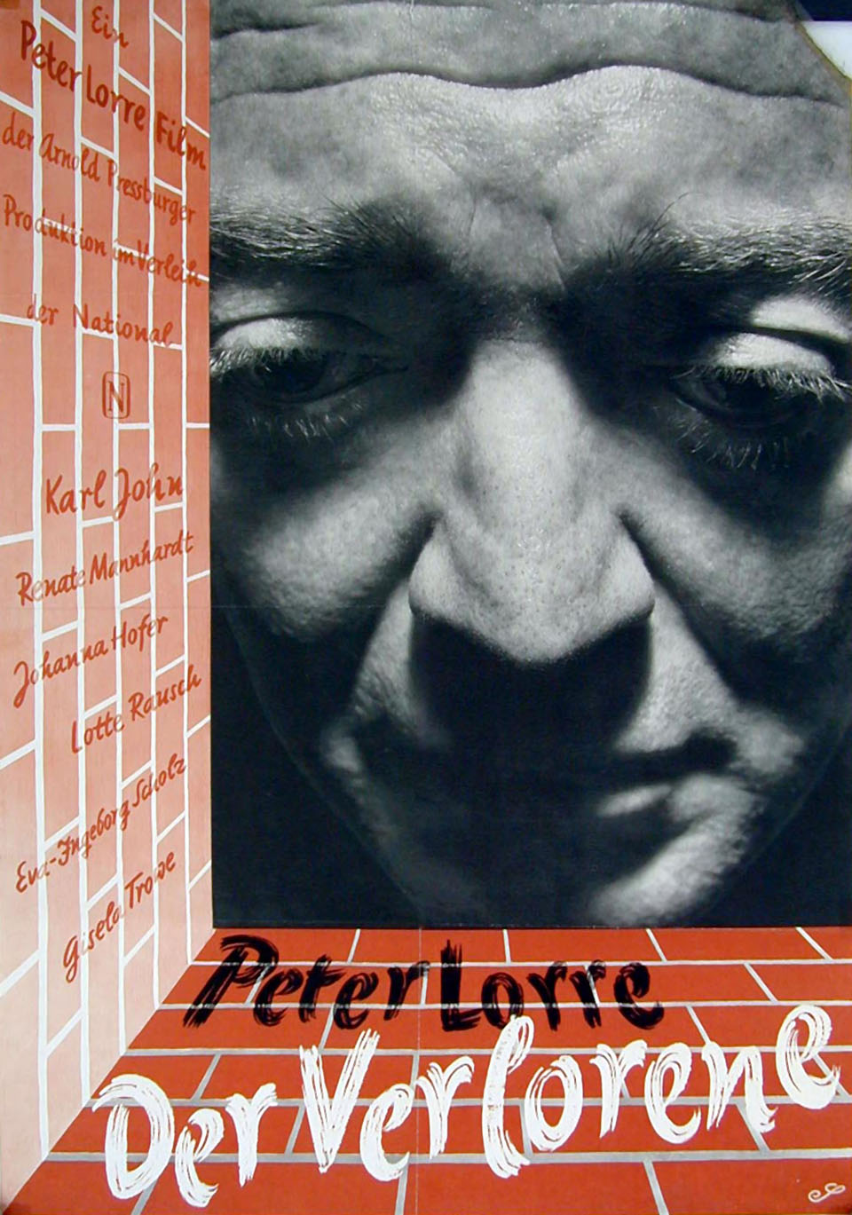 Filmplakat DER VERLORENE Filmplakat DER VERLORENE