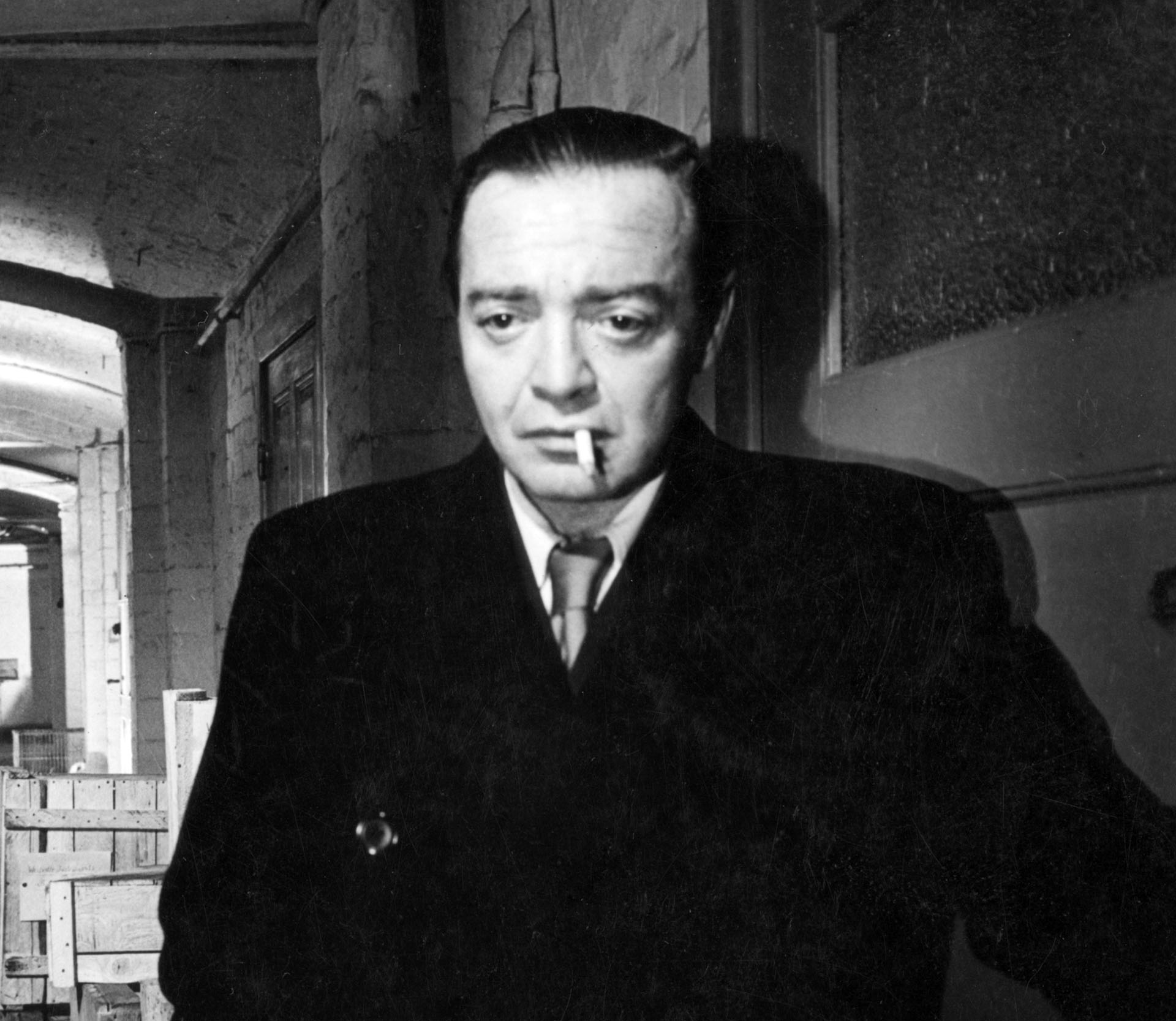 Peter Lorre bei den Arbeiten zu DER VERLORENE Peter Lorre bei den Arbeiten zu DER VERLORENE